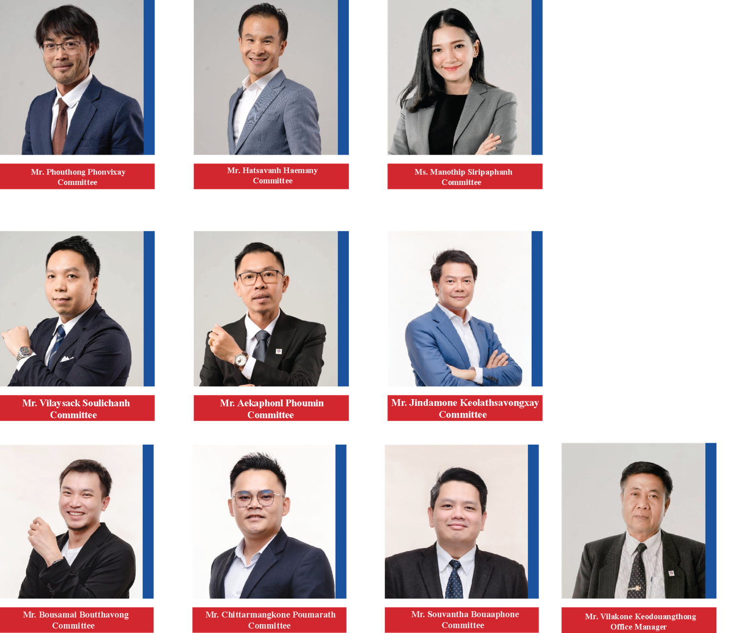 LaoMSME Committee Members
